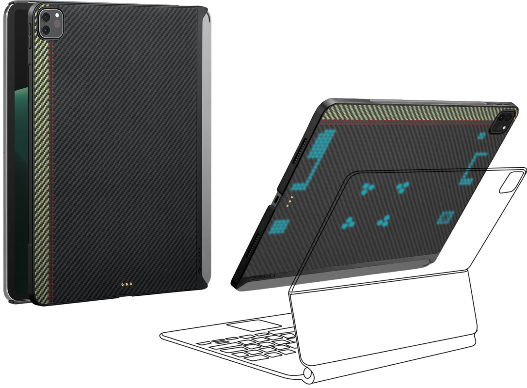 Чехол Pitaka MagEZ Case 2 для iPad Pro 11" 2022/2021, (принт Overture)