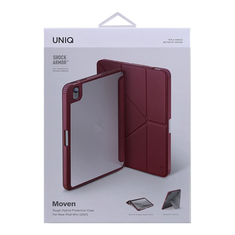 Чехол Uniq Transforma Anti-microbial для iPad Mini (2021) красный