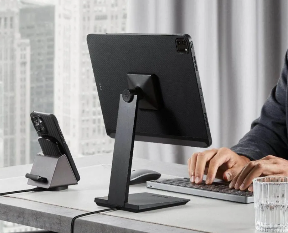 Чехол Pitaka MagEZ Case Pro для iPad Pro 11" 2022-2018г чёрно/серый (Black/Grey Twill)