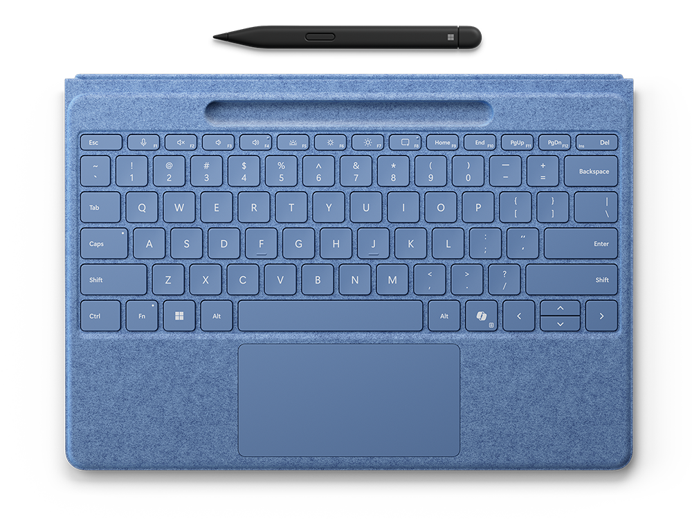 Клавиатура Microsoft Surface Pro Flex Keyboard с пером Slim Pen Синий