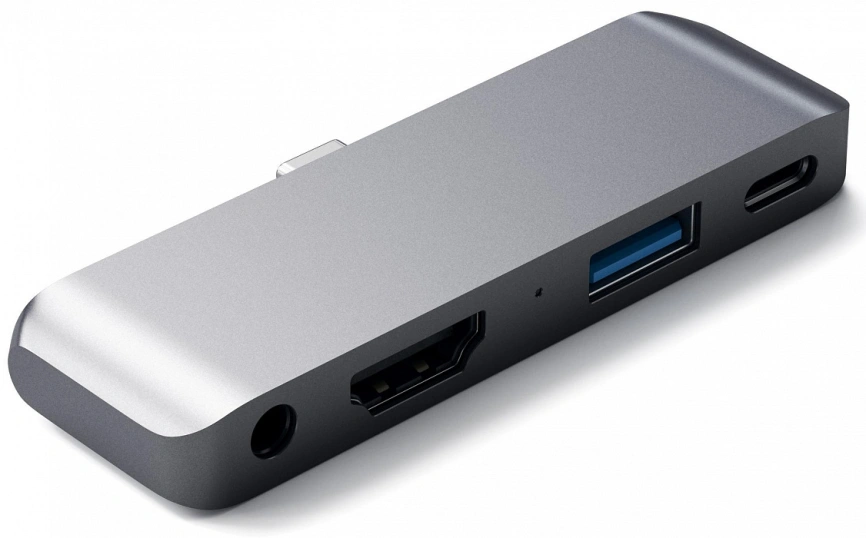 Хаб Satechi USB-C 4 в 1 (ST-TCMPHM) Space Gray