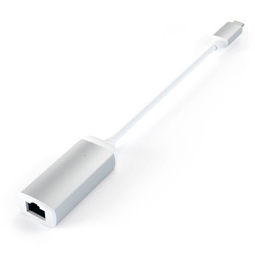 Адаптер Satechi USB-C / Ethernet серебристый (ST-TCENS)