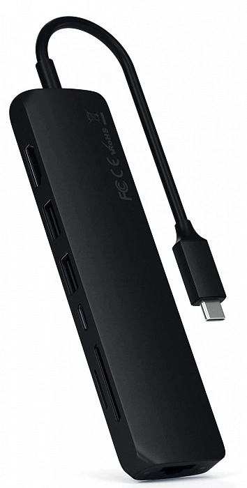 Хаб Satechi USB-C 7 в 1 (ST-UCSMA3K) Black