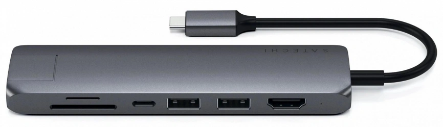 Хаб Satechi USB-C 7 в 1 (ST-UCSMA3M) Space Gray