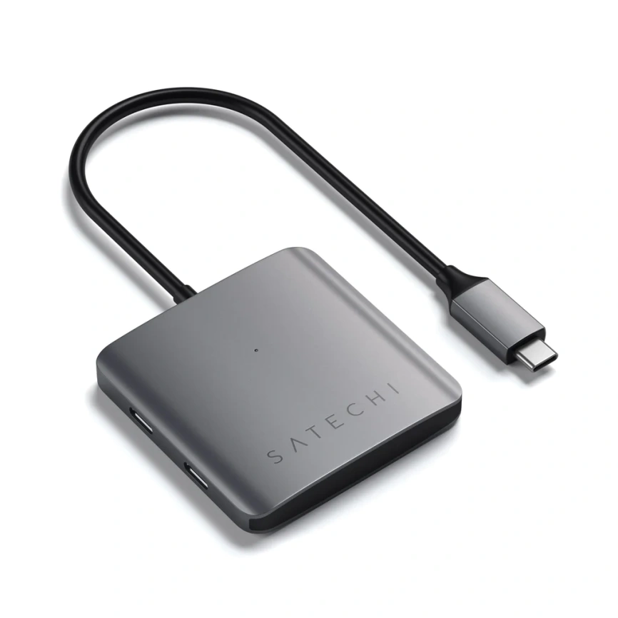 Хаб Satechi USB-C 4 в 1 (ST-UC4PHM) Space Gray
