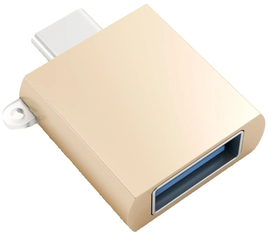 Хаб Satechi USB-C 2 в 1 (ST-TCUAG) Gold