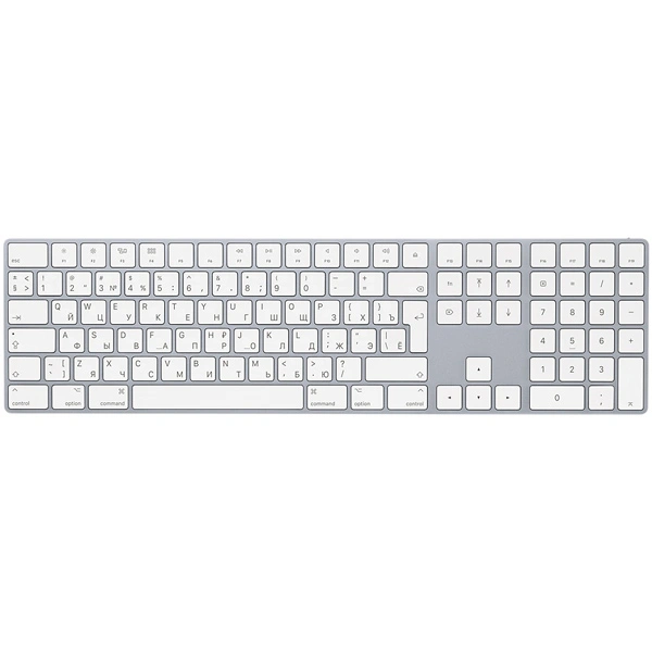 Клавиатура Apple Magic Keyboard with Numeric Keypad, Silver