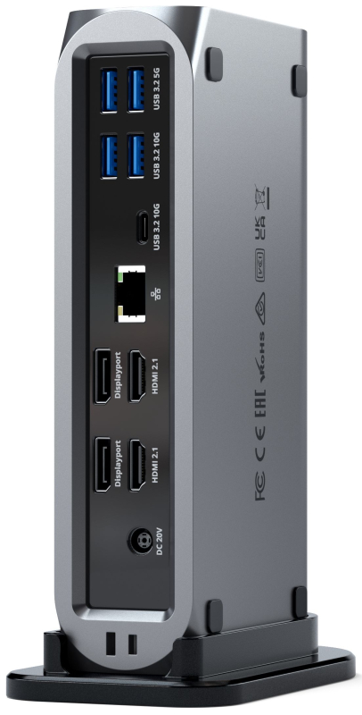 Док-станция Satechi Thunderbolt 4 Multimedia Pro Dock, серый космос ST-DT4PMM-EU