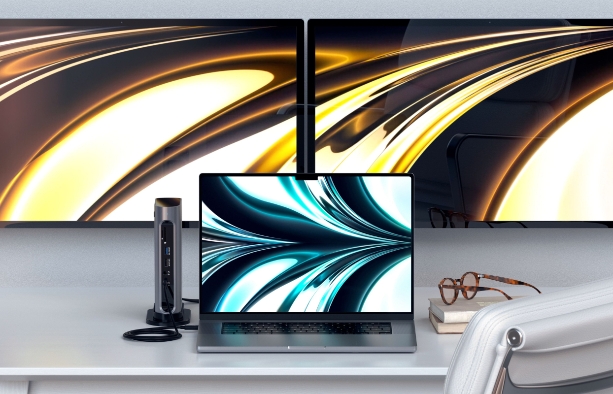 Док-станция Satechi Thunderbolt 4 Multimedia Pro Dock, серый космос ST-DT4PMM-EU