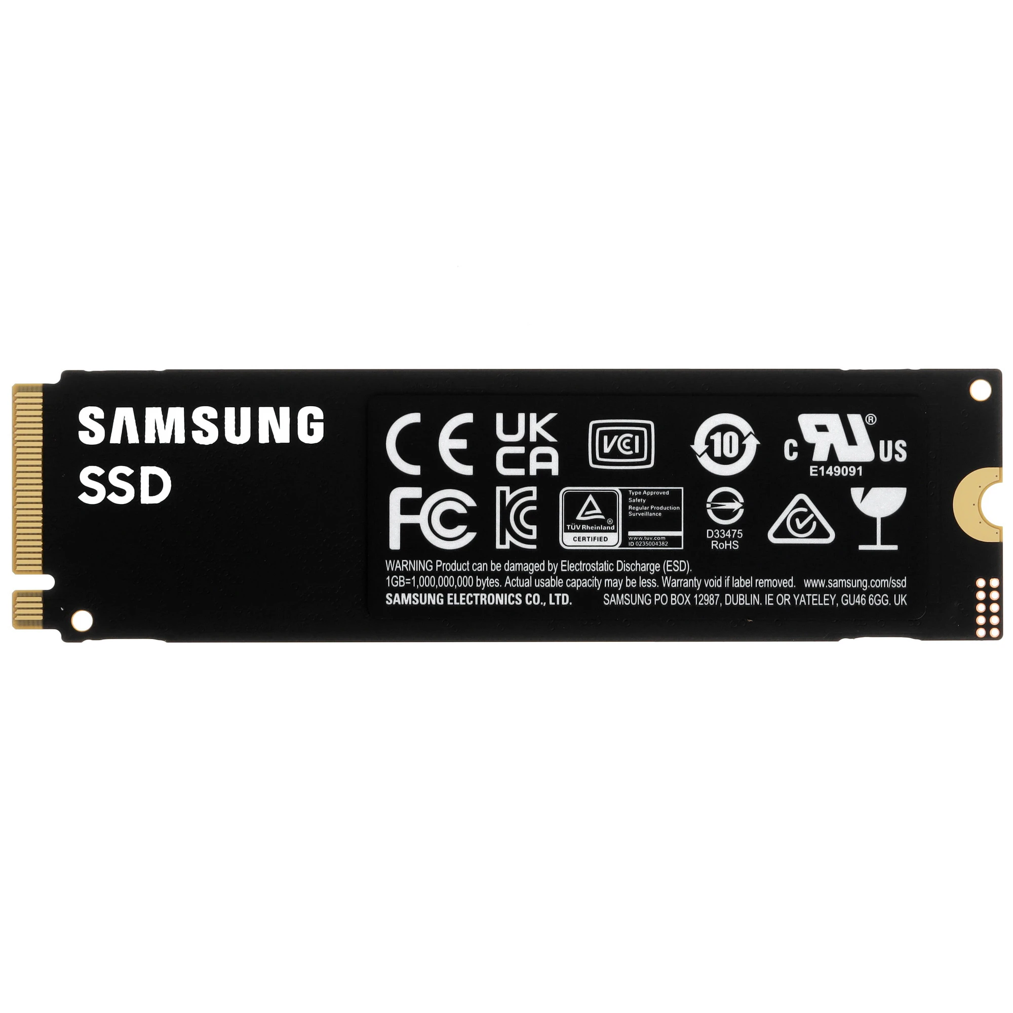 SSD-накопитель Samsung 990 Pro 4ТБ, M.2 2280, NVMe, PCIe 4.0 x4 (MZ-V9P4T0BW)