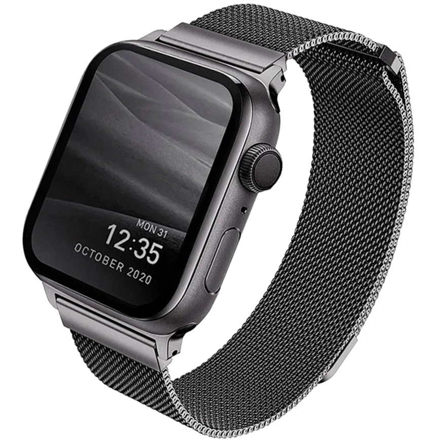 Ремешок Uniq Dante Strap Mesh Steel для Apple Watch 38/40/41 Серый