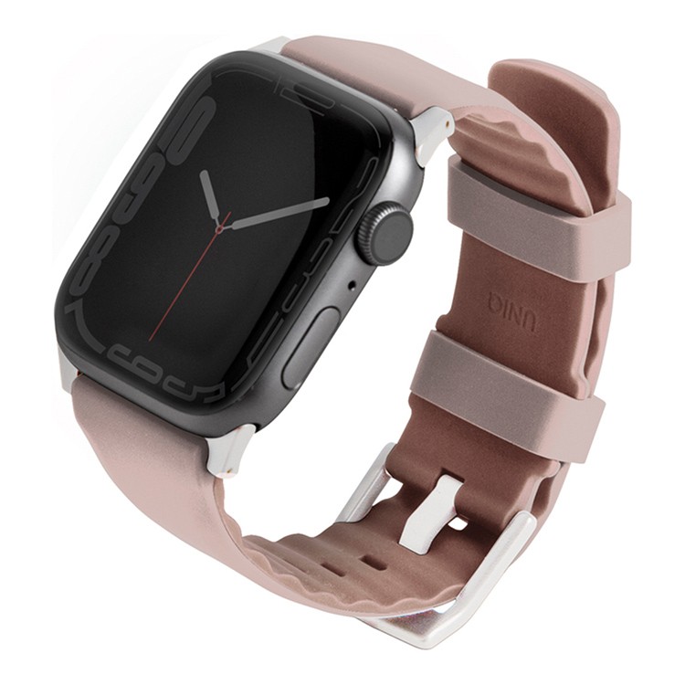 Ремешок Uniq Linus Airosoft silicone strap для Apple Watch 41/40/38 мм Розовый