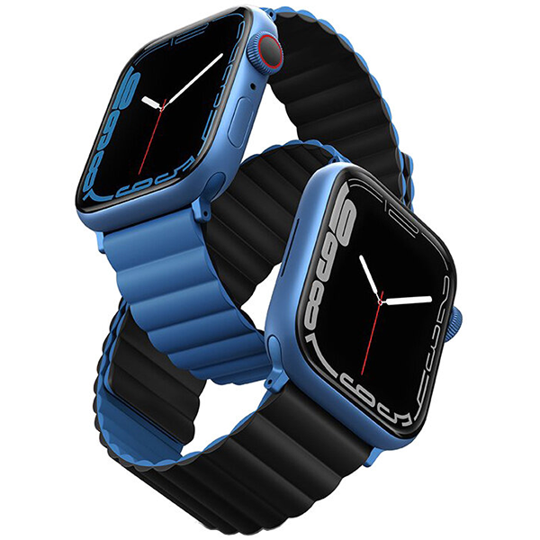 Ремешок Uniq Revix reversible Magnetic для Apple Watch 38/40/41 Синий