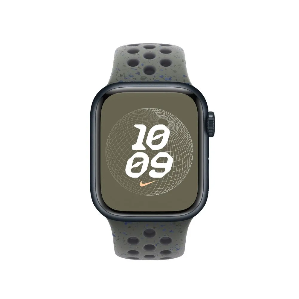 Ремешок для Apple Watch силиконовый Cargo Khaki Nike Sport Band Size M/L (MUUW3FE/A)
