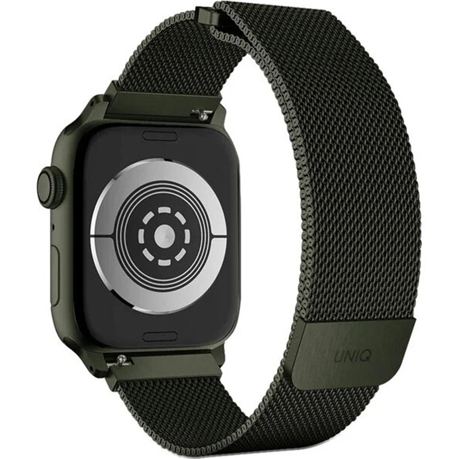 Ремешок Uniq Dante Strap Mesh Steel для Apple Watch 44/45/49 Зеленый