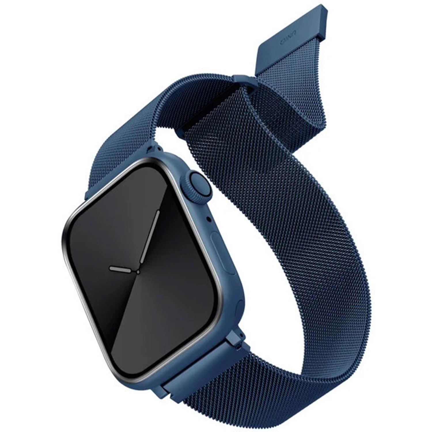 Ремешок Uniq Dante Strap Mesh Steel для Apple Watch 44/45/49 Синий