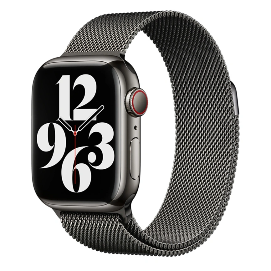 Ремешок Apple Watch 45mm Graphite Milanese Loop