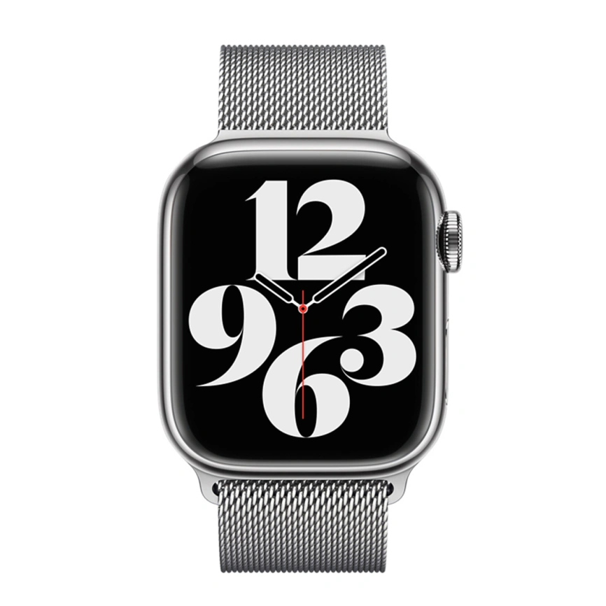 Ремешок Apple Watch 45mm Silver Milanese Loop