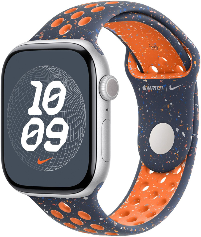 Ремешок для Apple Watch 45 мм, Sport Band, цвет Blue Flame, размер M/L (MUV93)