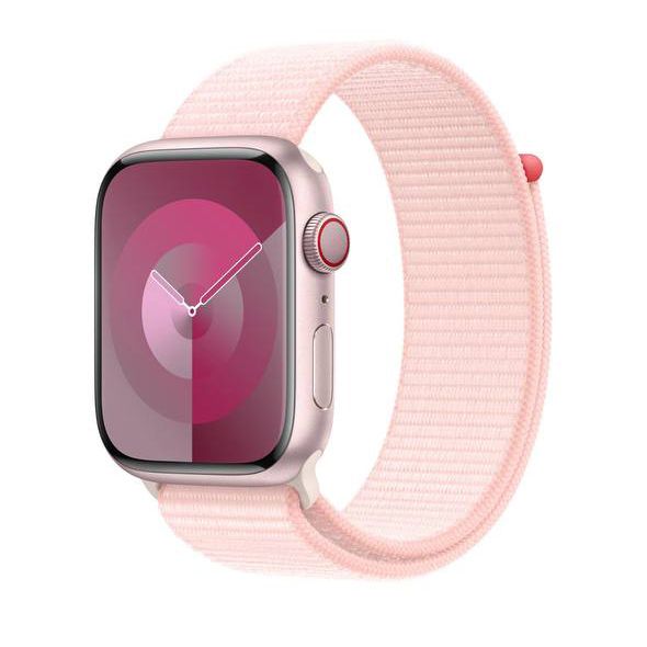 Ремешок для Apple Watch 45 мм, Sport Loop, цвет Light Pink, (MT5F3)