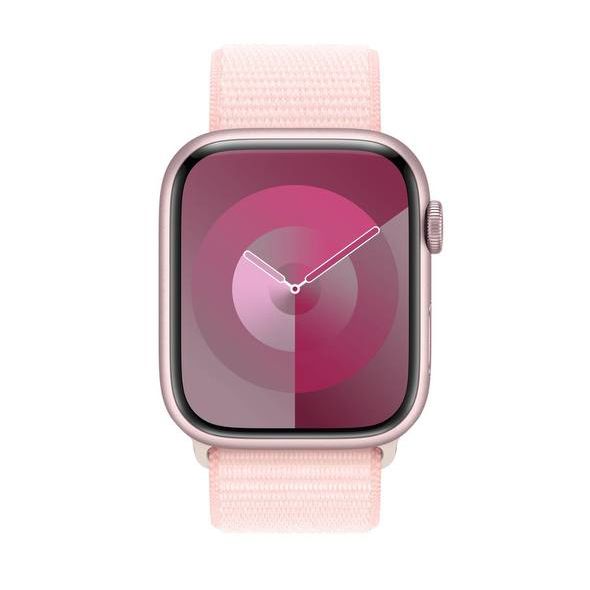 Ремешок для Apple Watch 45 мм, Sport Loop, цвет Light Pink, (MT5F3)