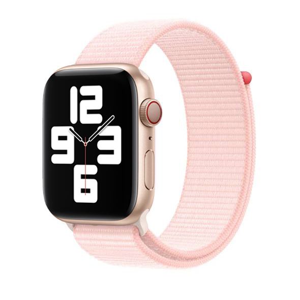 Ремешок для Apple Watch 45 мм, Sport Loop, цвет Light Pink, (MT5F3)