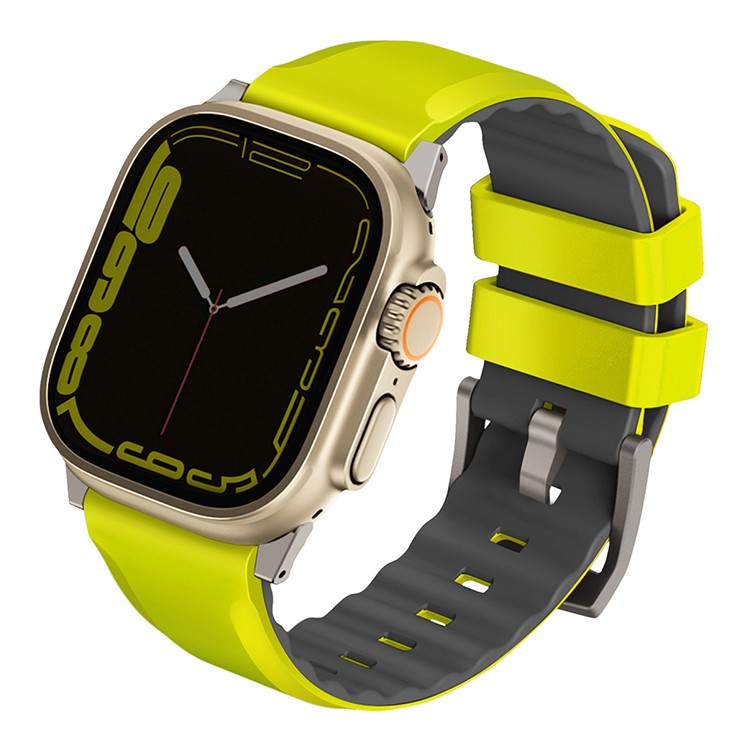 Ремешок Uniq Linus Airosoft silicone для Apple Watch All 42-44-45-49 мм светло-зеленый