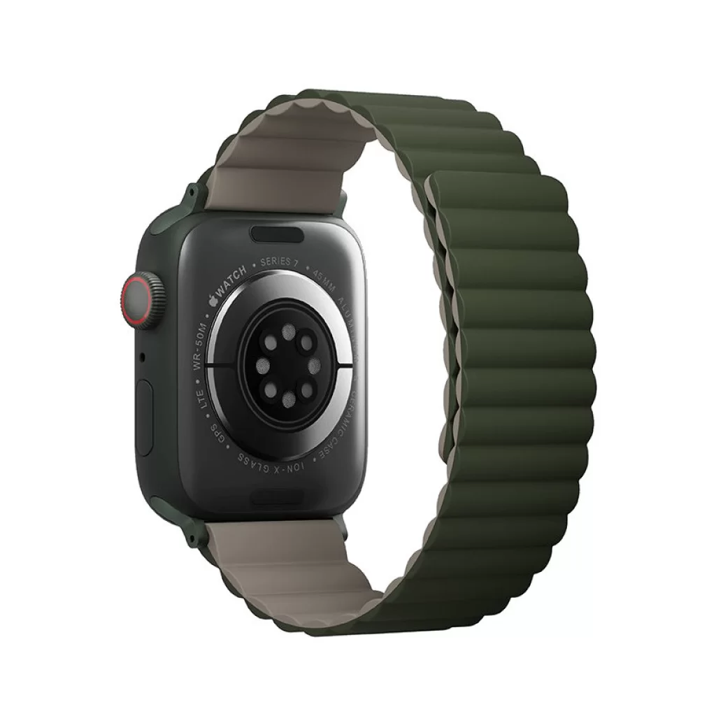 Ремешок Uniq Revix Premium для Apple Watch 44/45/49 Зеленый