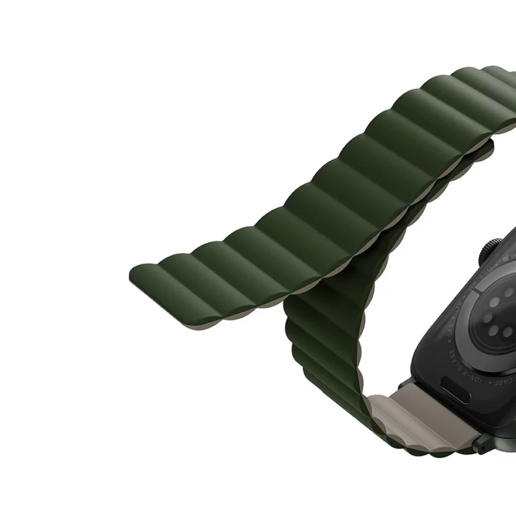 Ремешок Uniq Revix Premium для Apple Watch 44/45/49 Зеленый