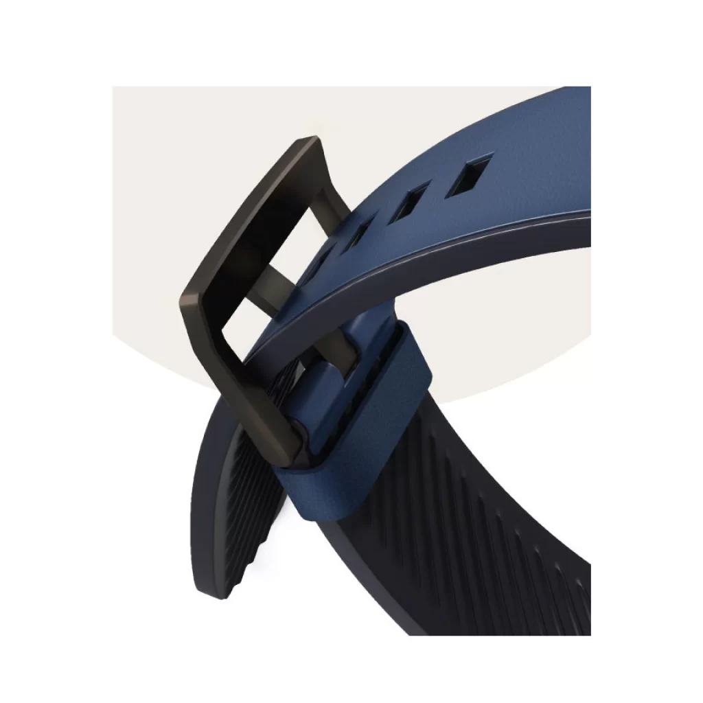 Ремешок Uniq Straden Waterproof для Apple Watch 49/45/44/42 mm, кожа/силикон Синий