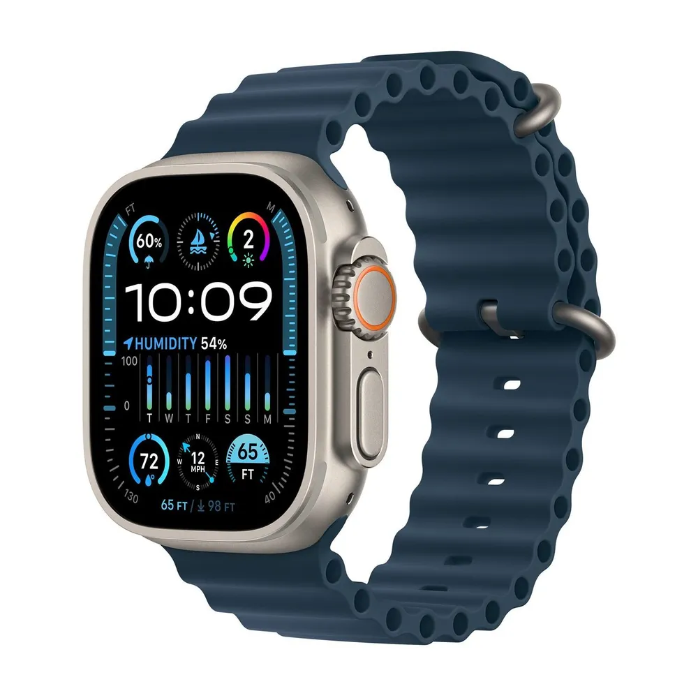 Ремешок Ocean Band Blue для Apple Watch 42-44-45-49mm (MT633)