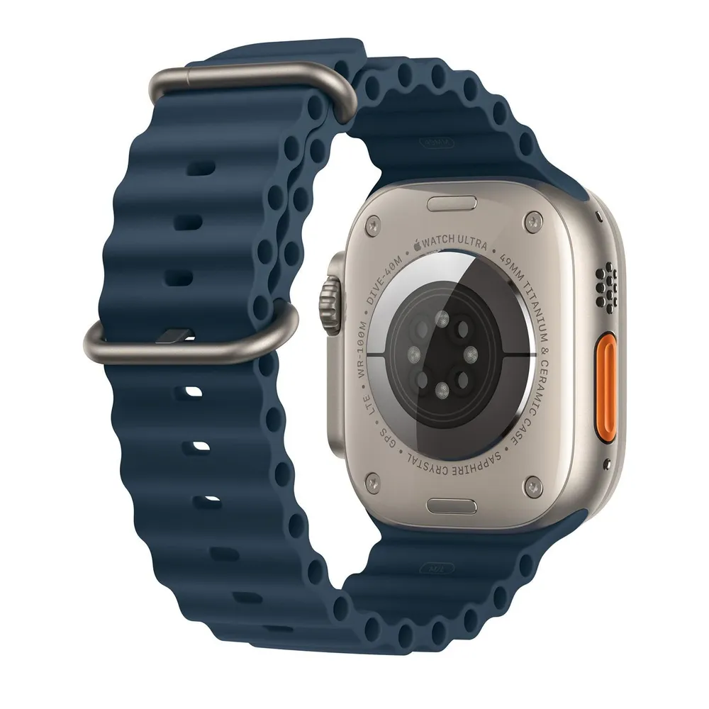 Ремешок Ocean Band Blue для Apple Watch 42-44-45-49mm (MT633)