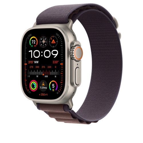 Браслет для Apple Watch Ultra 49mm Alpine Loop (L) - Индиго (MT5R3)