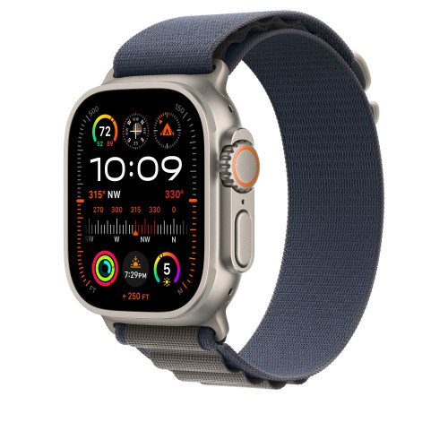 Браслет для Apple Watch Ultra 49mm Alpine Loop (L) - Синий (MT5M3)