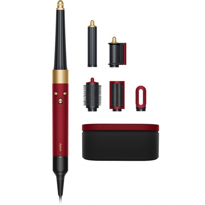 Стайлер Dyson Hairstyler Airwrap HS08 Straight+Wavy (Red Velvet / Gold)