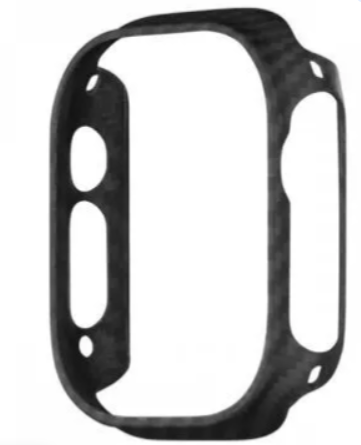 Чехол PITAKA Air Case для Apple Watch 49мм Ultra, чёрно/серый (полоска)