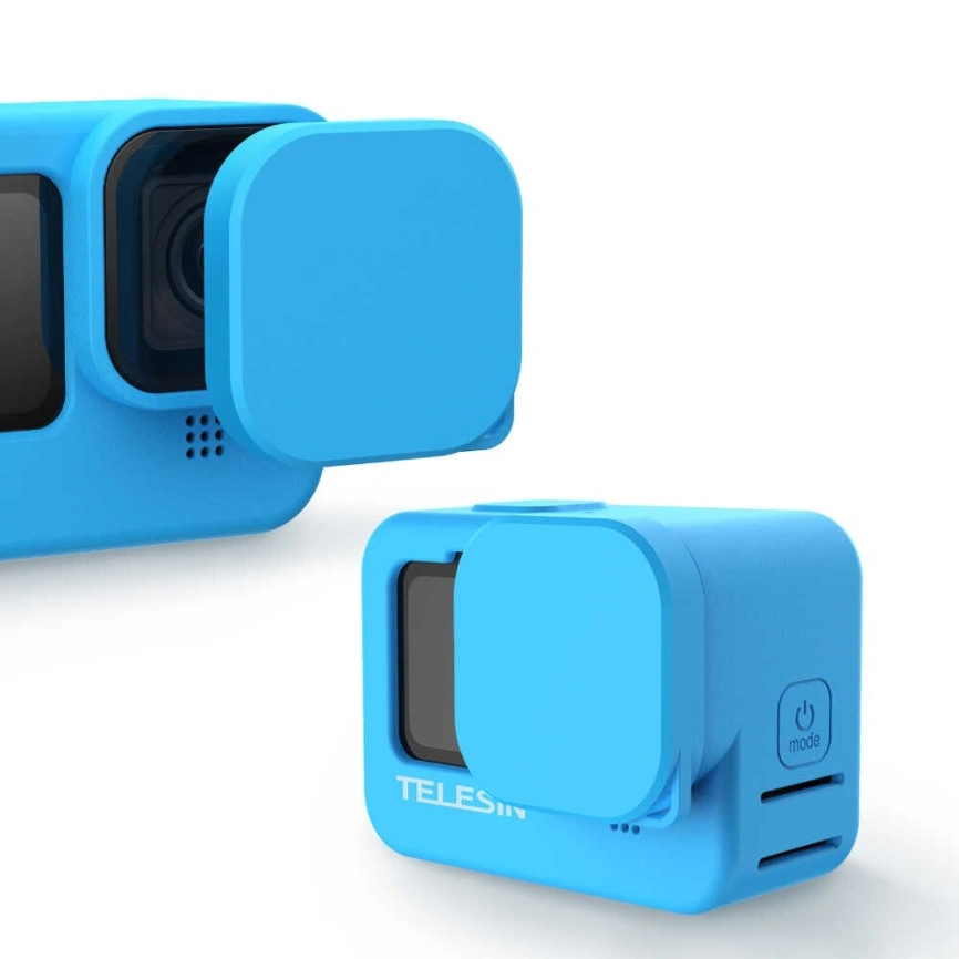 Силиконовый чехол Telesin для GoPro HERO 9 Black (GP-HER-041-BL) Blue
