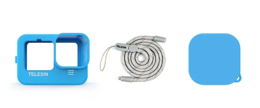 Силиконовый чехол Telesin для GoPro HERO 9 Black (GP-HER-041-BL) Blue