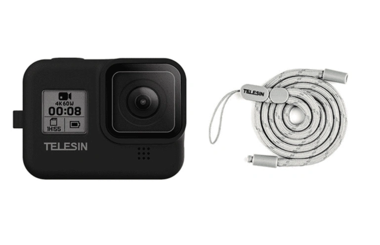 Силиконовый чехол Telesin для GoPro HERO 8 Black ( GP-PTC-801-BK) Black