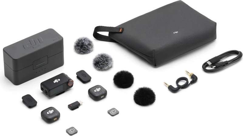 Беспроводная система DJI Mic 3 (2 TX + 1 RX + Charging Case)