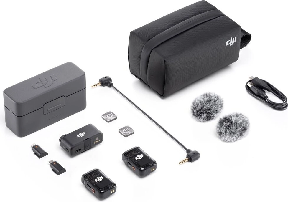 Беспроводная система DJI Mic 2 (2 TX + 1 RX + Charging Case)