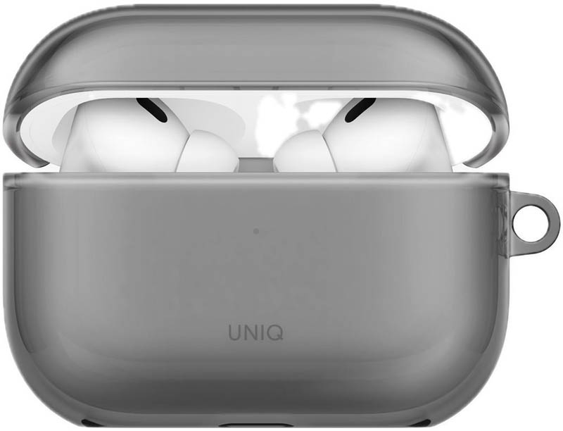 Чехол Uniq для Airpods Pro 3 Glase TPU, Glossy Smoke