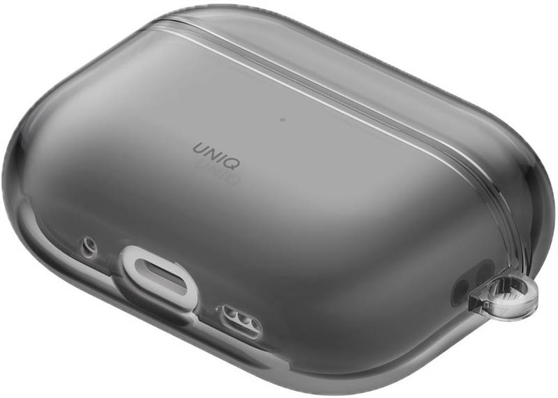 Чехол Uniq для Airpods Pro 3 Glase TPU, Glossy Smoke