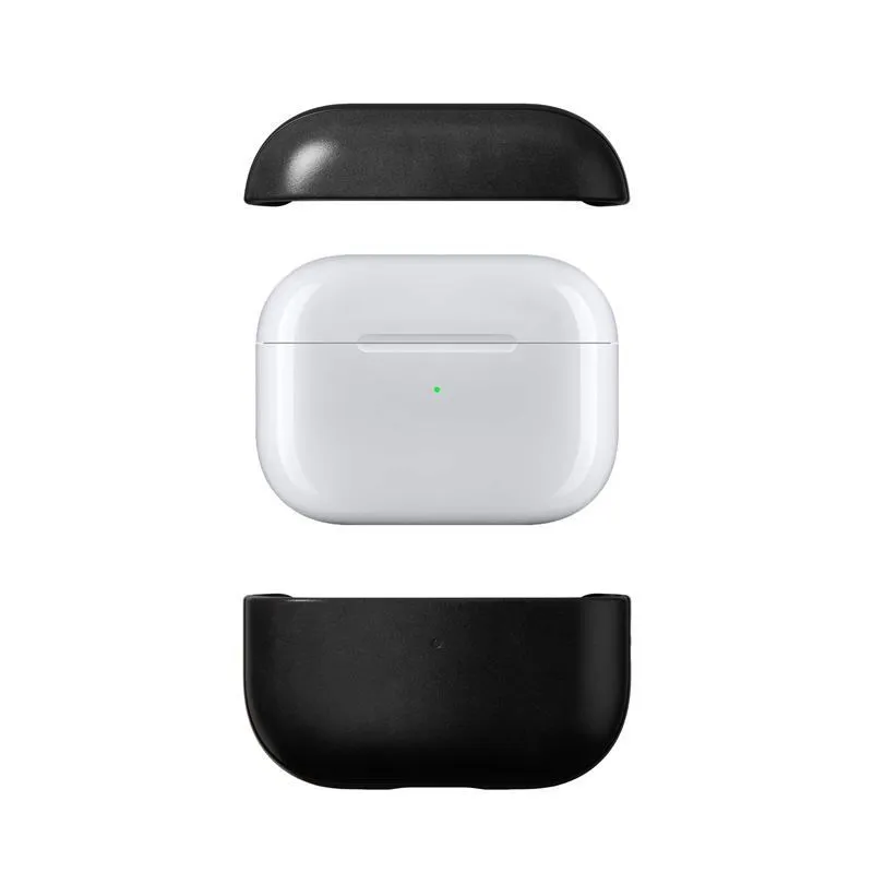 Защитный чехол кожаный Nomad для AirPods Pro 2 черный