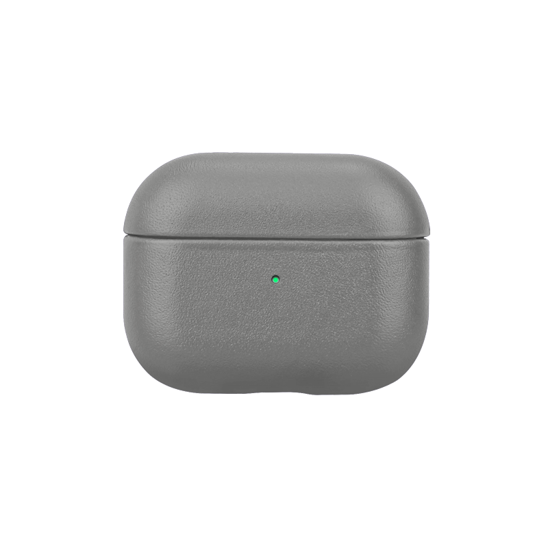 Чехол K-DOO LUXCRAFT Precision Protection for Airpods 3 премиальная кожа Titanium Grey