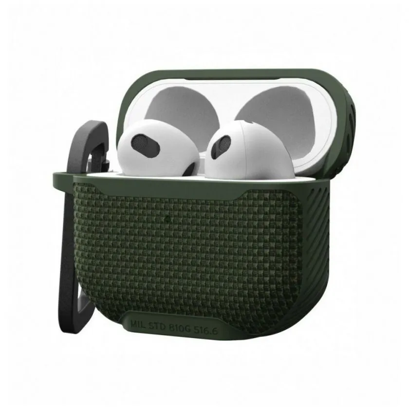 Чехол + карабин UAG Metropolis Case Green для Apple AirPods 3 зеленый
