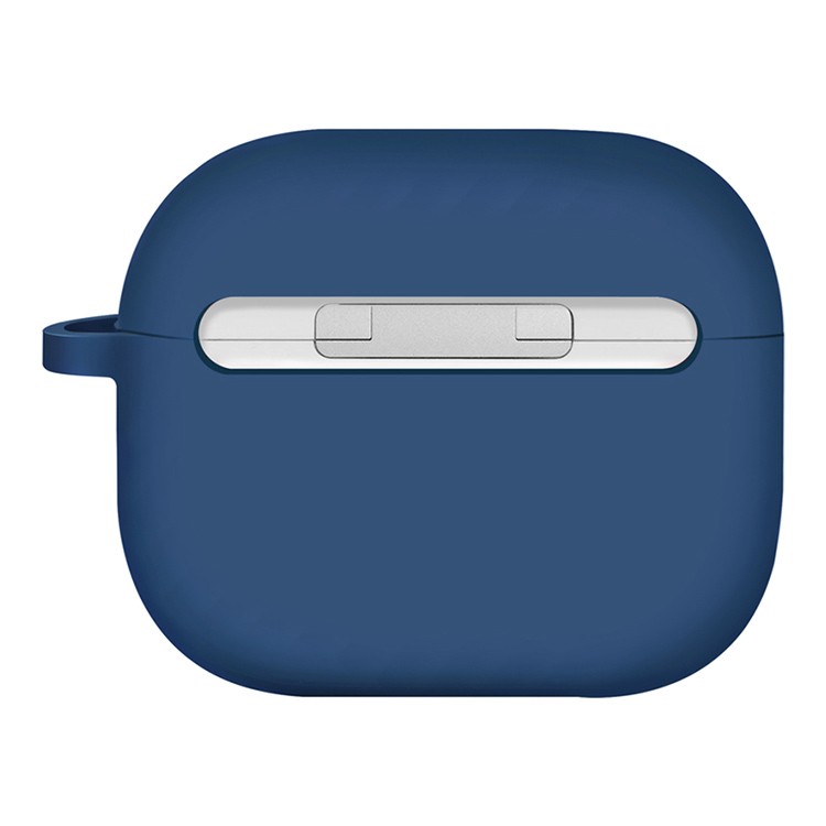 Чехол Uniq NEXO Liquid silicone +carabin +Sports ear hooks для AirPods 3  Голубой