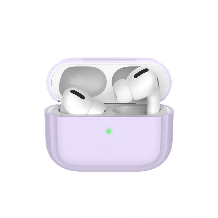 Силиконовый чехол Deppa для AirPods Pro (47037) Lavender