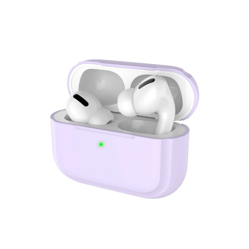Силиконовый чехол Deppa для AirPods Pro (47037) Lavender
