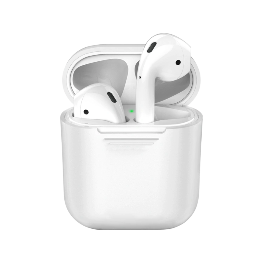 Силиконовый чехол Deppa для AirPods (47009) White